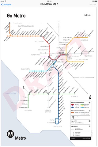 Los Angeles - Bus Rail Metro and Street View Maps screenshot 4