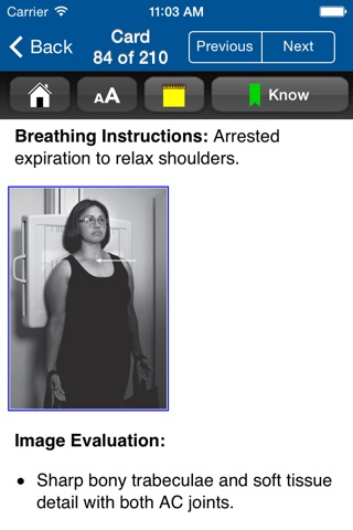 Radiographic Positioning Cards screenshot 3