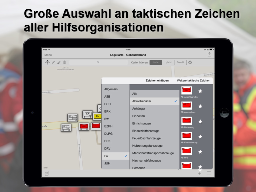 Mobile-Lagekarte screenshot 2