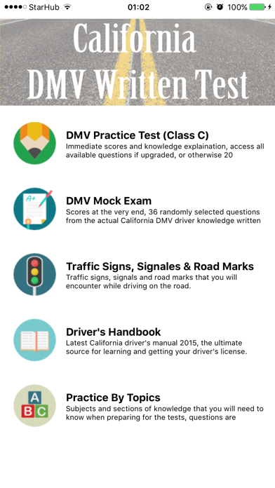 Screenshot #1 pour DMV Written Test CA