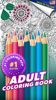 adult coloring book - coloring book for adults iphone screenshot 1
