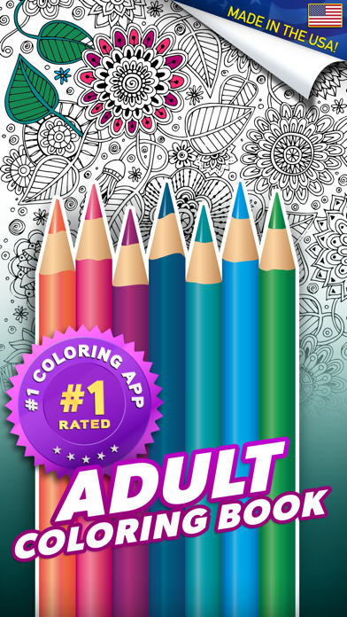 Adult Coloring Book - Coloring Book for Adultsのおすすめ画像1