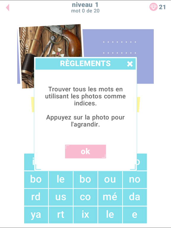 Screenshot #4 pour 1 Image: 4 mots