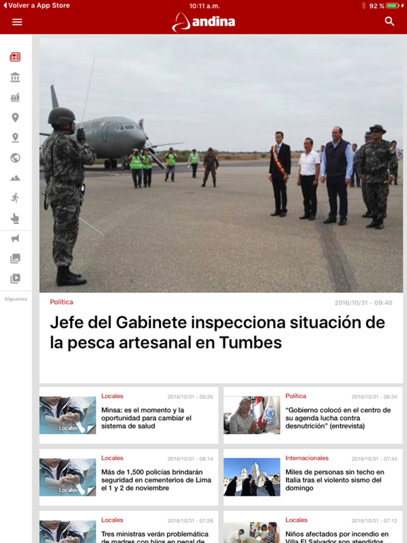 Screenshot #4 pour Agencia Andina