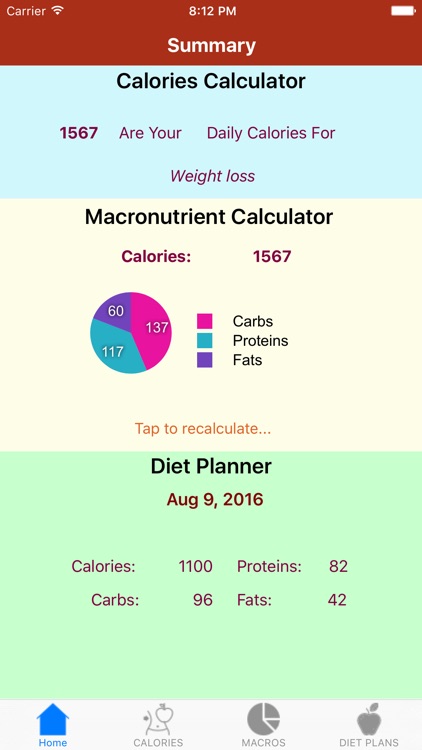 Fit Calc - Macro Calculator & Meal Planner