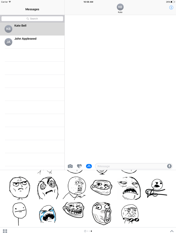 Screenshot #5 pour Troll Face Stikers Pack for iMessage