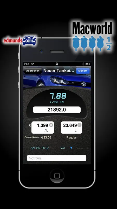 Car Care: Benzin & Wartung screenshot 2 of 4