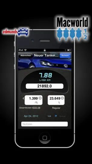 Screenshot von Car Care: Benzin & Wartung auf dem iPhone 2