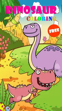 Game screenshot Dinosaur Coloring Book Game For Kids 3 mod apk