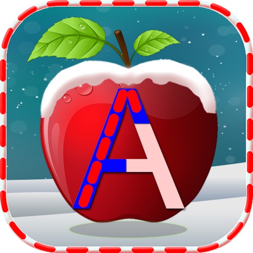 Alphabet Tracing Cursive & Numbers Christmas Game icon