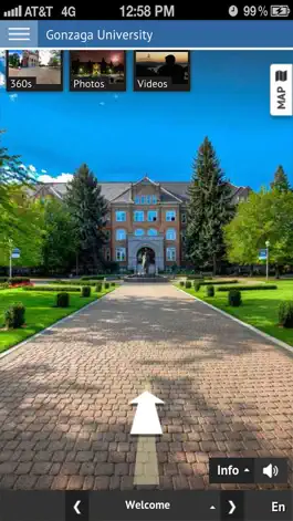 Game screenshot Gonzaga Virtual Tour hack