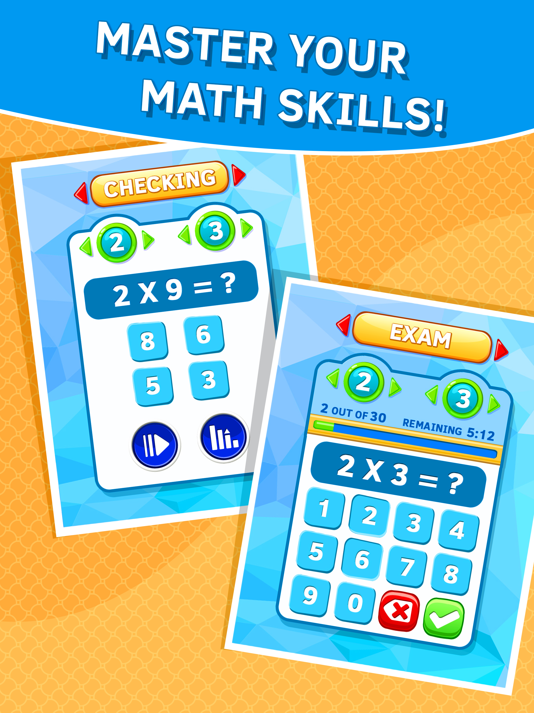 Learn Times Tables quickly. Premium Version