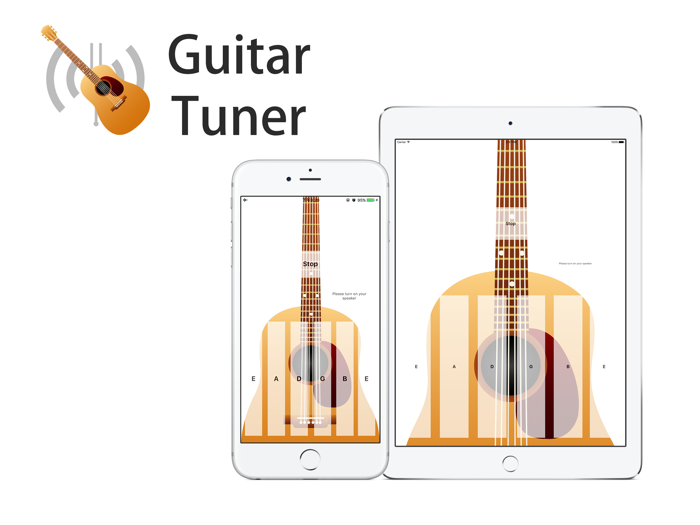 Guitar Tuner - Realistic Sound