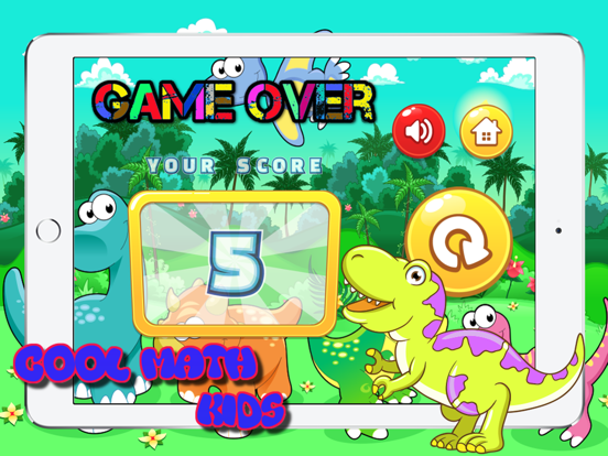Screenshot #6 pour Dinosaur Math Games Kids - jeux de mathématiques