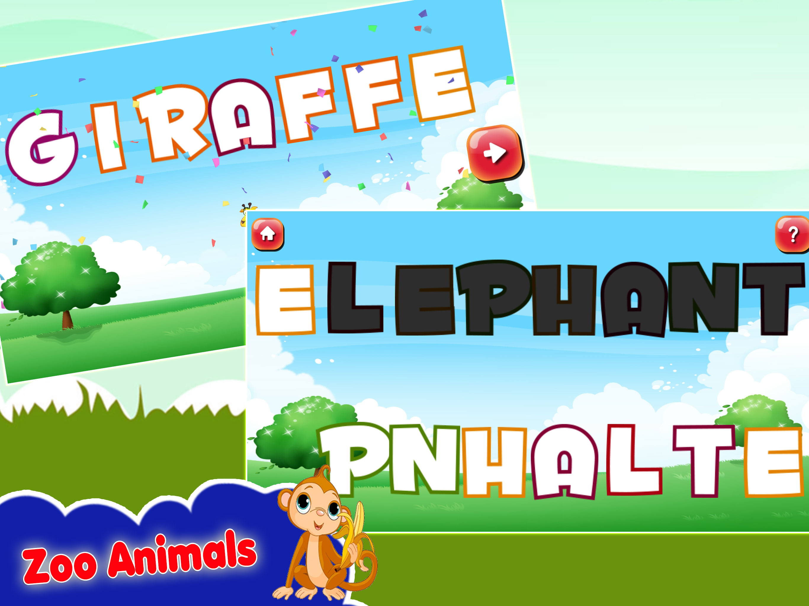 kids Spelling Practice Animals -Phonics Words Free screenshot 8