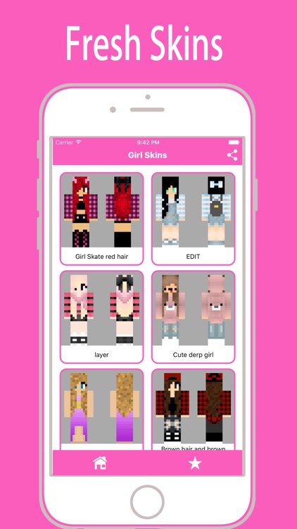 Girl Skins App for Minecraft