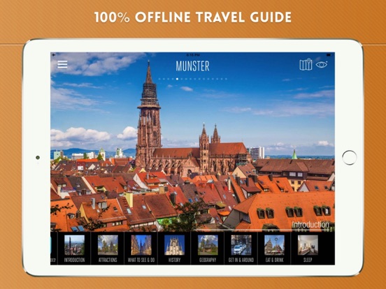 Münster Travel Guide with Offline City Street Map