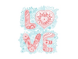 BEAUTIFUL Love & Hearts stickers