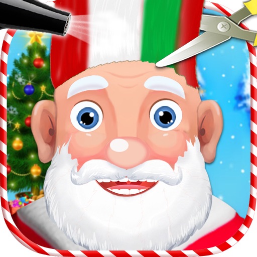 Santa Hair Salon - Crazy Hairstyle & Dressup Games