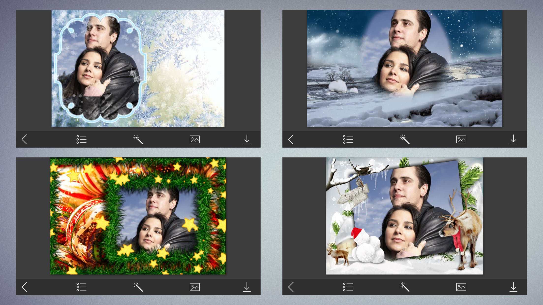 Xmas Tree Hd Frames - Free InstaFrame Editor screenshot 2