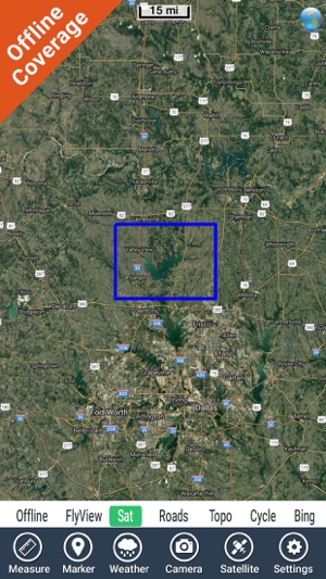 Ray Roberts Lake Texas HD GPS fishing spot & chart(圖5)-速報App