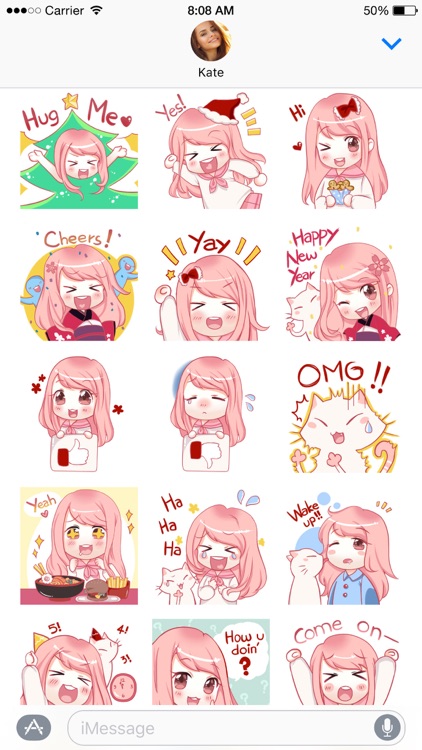 Hanako stickers screenshot-3