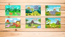 Game screenshot Dino Dinosaur Jigsaw Puzzle Box for children apk