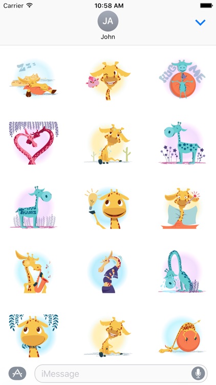 Giraffe Sticker