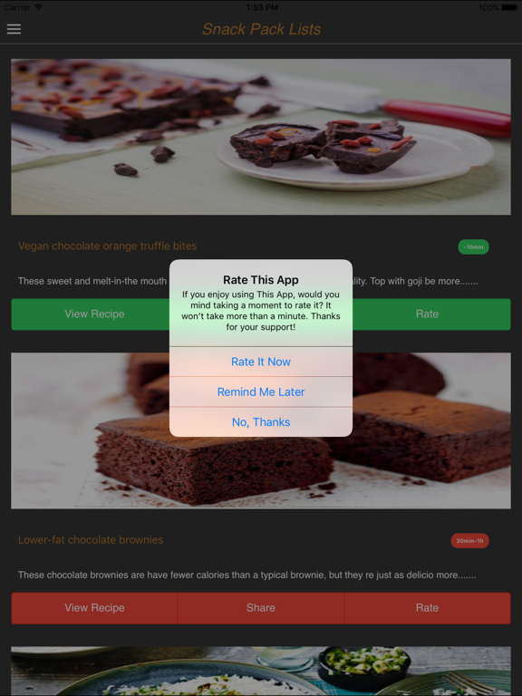 Screenshot #4 pour Healthy snack ideas