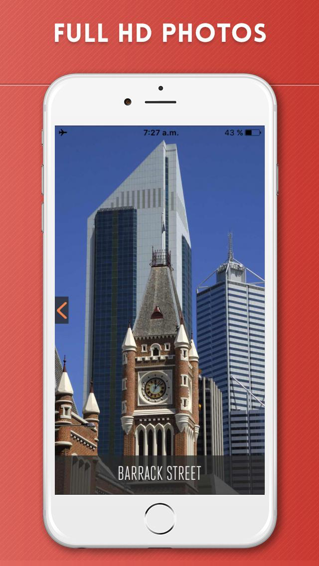 Perth Travel Guide with Offline City Street Map