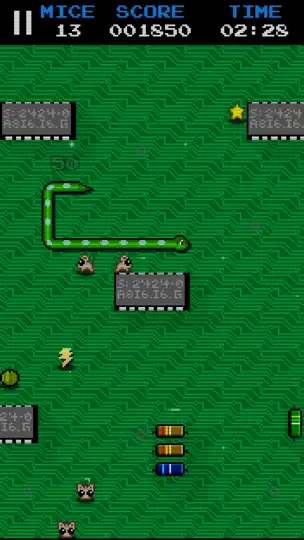 Captura de pantalla de Snake Mice Hunter - El Clásico Juego Snake Retro en iPhone 5