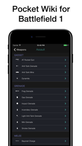 Pocket Wiki for Battlefield 1 screenshot