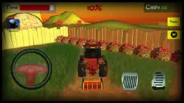 lawn mowing & harvest 3d tractor farming simulator iphone screenshot 1