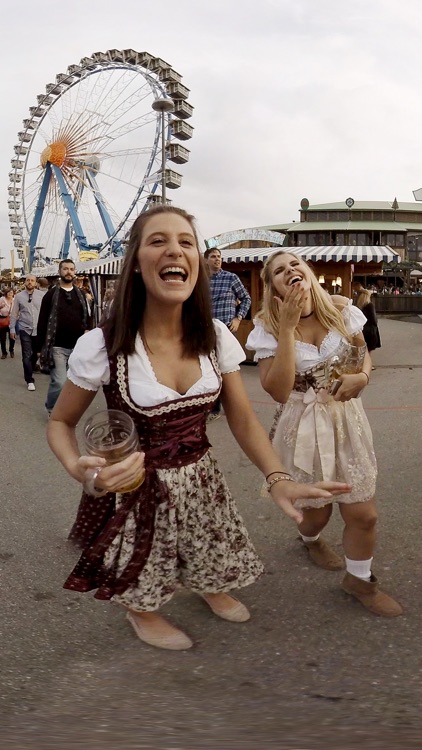 VR Oktoberfest Girls Have Fun Virtual Reality 360