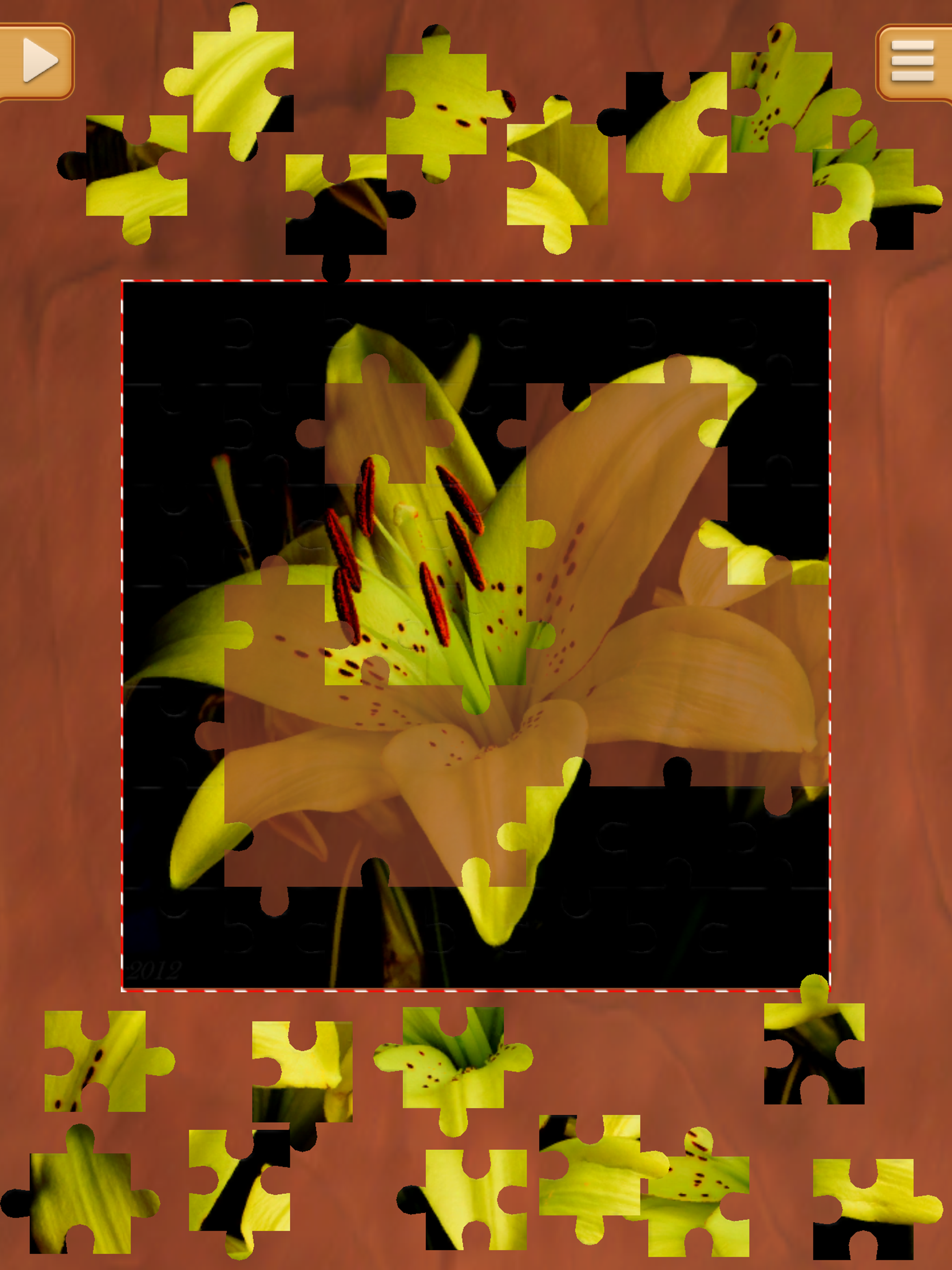Flower Jigsaw Puzzles - Relaxing Puzzle Game