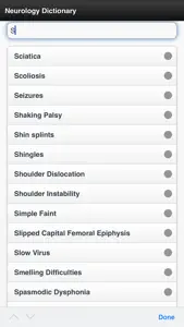 Neurology Dictionary Offline screenshot #3 for iPhone