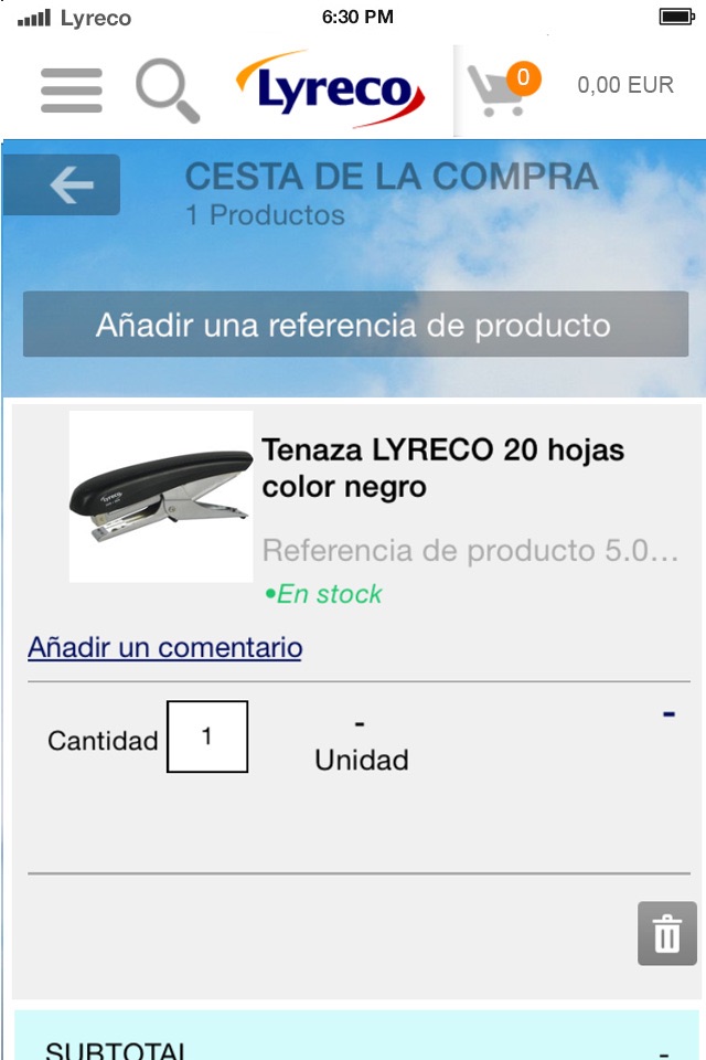 Lyreco screenshot 4