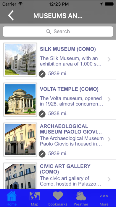 Lake Como Travel Guide App screenshot 2