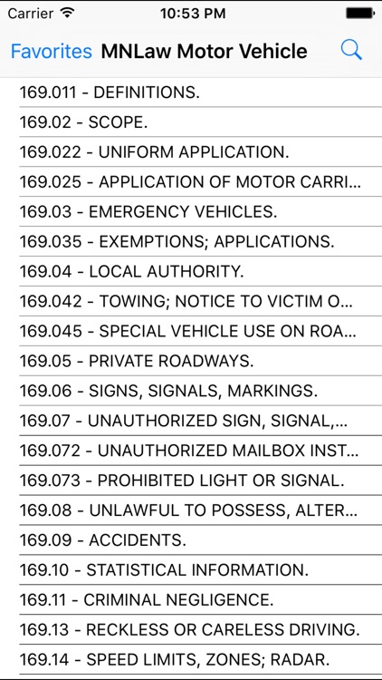 MNLaw -Motor Vehicle- Chapter 169/169A