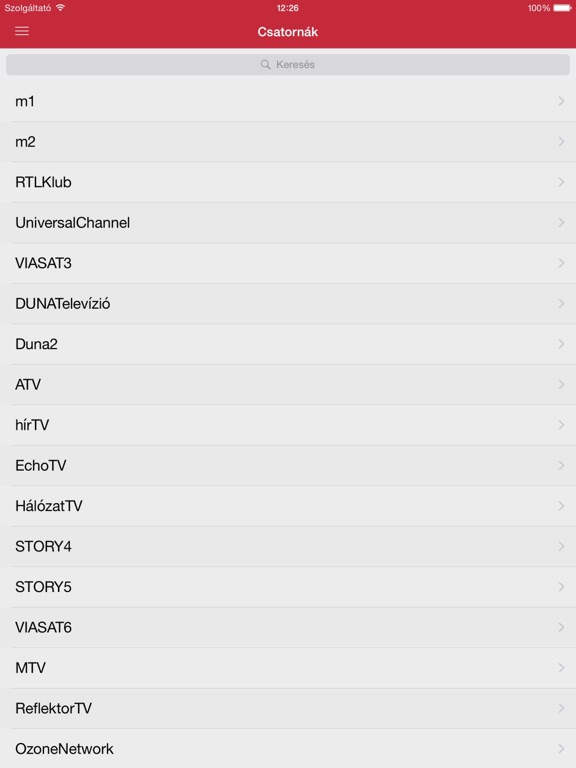 Screenshot #4 pour Magyar Televízióadás Ingyen Guide (iPad verzió)