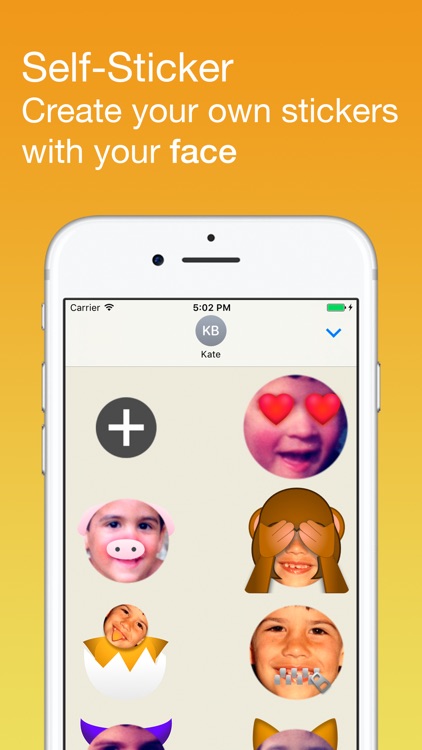 Self-Sticker | Create stickers with your face