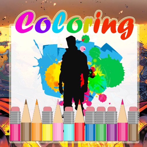 Coloring Paint Kids Game for GI Joes Icon