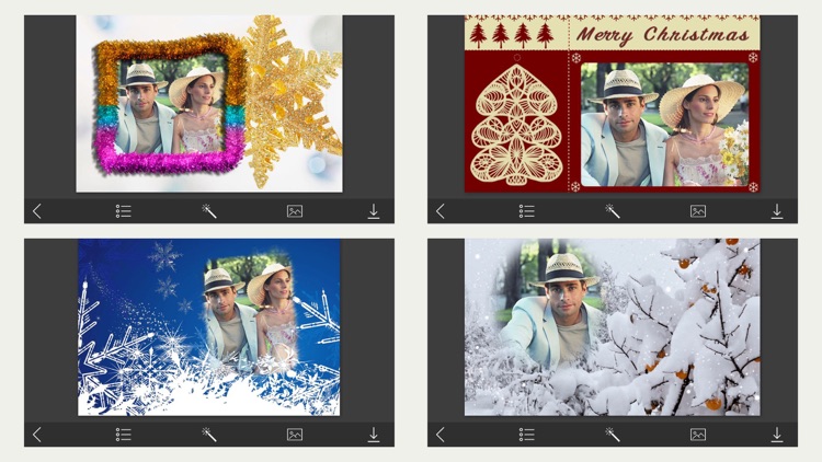 Holiday Christmas Photo Frames - Magic Frames