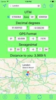 utm coordinates tool iphone capturas de pantalla 1