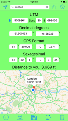 UTM Coordinates Tool screenshot 1