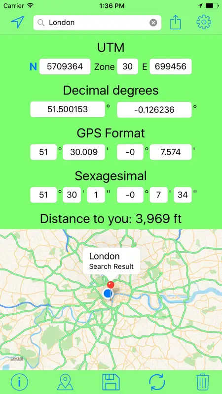 UTM Coordinates Tool screenshot 1 of 5