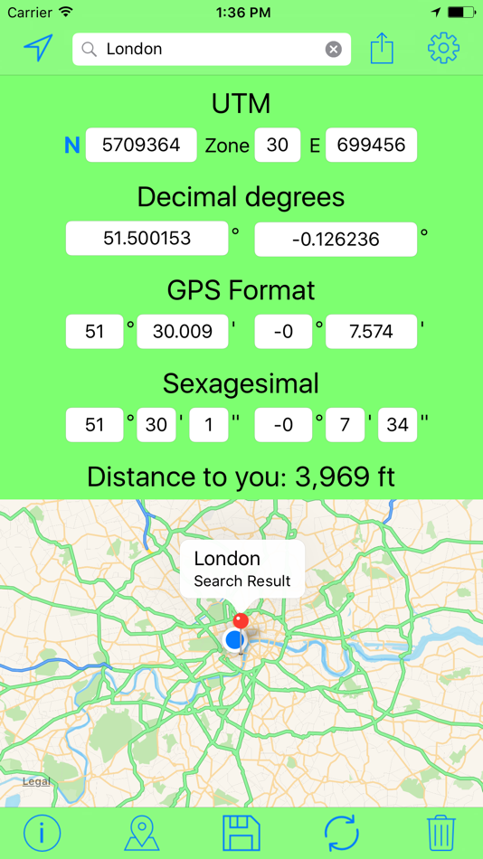#1. UTM Coordinates Tool (iOS) Podle: Nicolas Schotten