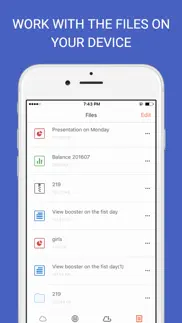 file manager for documents stored on cloud drive iphone screenshot 2