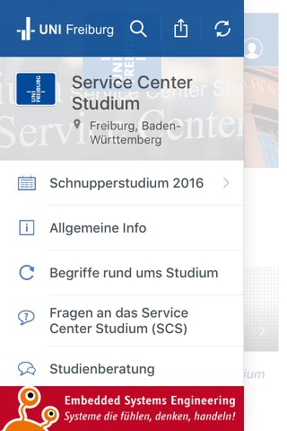 Uni Freiburg – Offene Tur screenshot 2