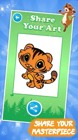 Game screenshot Книжка-раскраска : животные hack